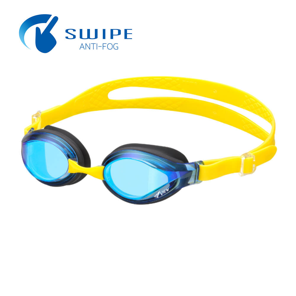 VIEW V722JASA Children Swim Goggles for 6-12 years old (Mirrored/SWIPE)